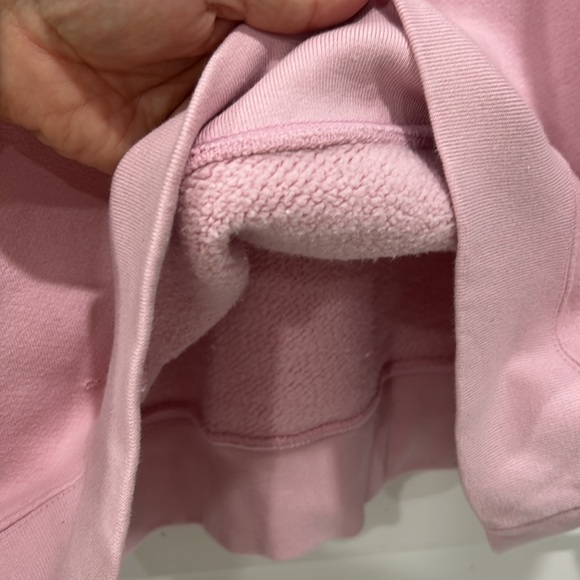 SET ACTIVE Light Pink Heavy Crew Neck Sweatshirt - Size Large - Picture 5 of 8